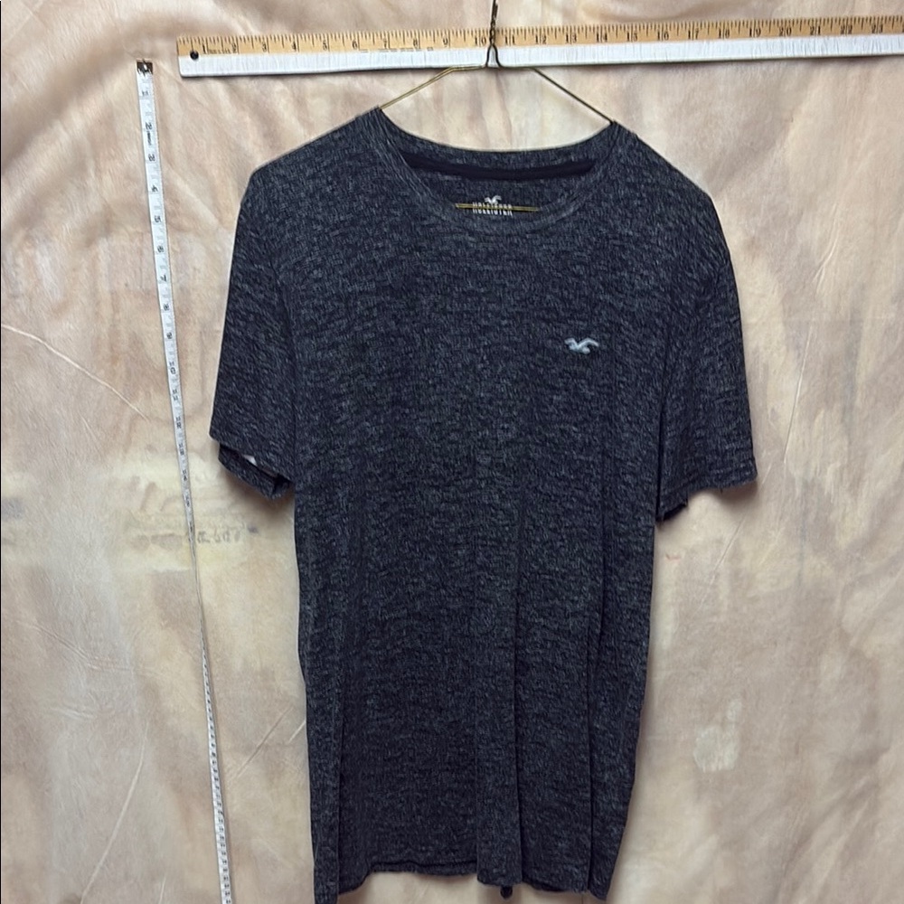 Hollister Gray Short Sleeve Tee Classic Crew